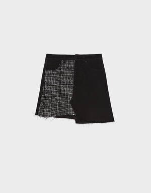 Bershka ツイード&デニムスカート