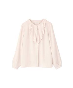 NATURAL BEAUTY ［ウォッシャブル］フルダルアムンゼン胸元フリルブラウス