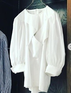 THE KEIJI CUTOUT LATTICE FRONT SHIRT