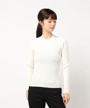 rienda Washable HN RIB Knit TOP