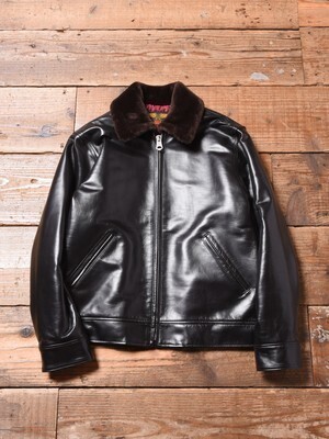 CALEE 「SPORTS TYPE HORSE LEATHER JACKET」ホースハイドレザージャケット