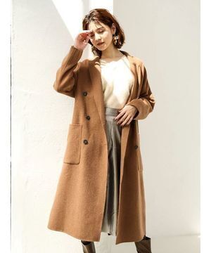 YECCA VECCA Ｐ．ダブルフェイスロングコート