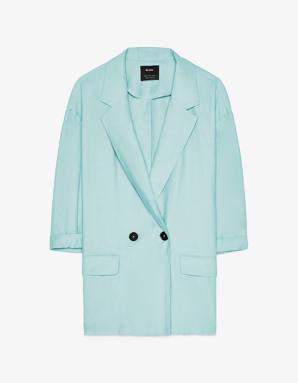 Bershka ロールアップ七分袖ブレザー