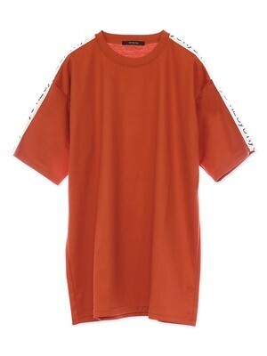 RE SYU RYU ロゴプリントテープTシャツ