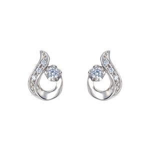 festaria bijou SOPHIA Pt900/850 ダイヤモンド ピアス