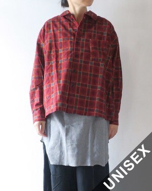 TIGRE BROCANTE オンブレネル CHECK ベニスビーチ LONG SLEEVE SHIRT