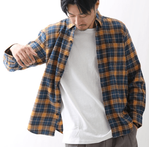 ZIP FIVE 無地＆チェックネルシャツ