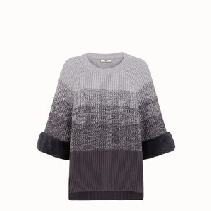 FENDI グレーウール セーター