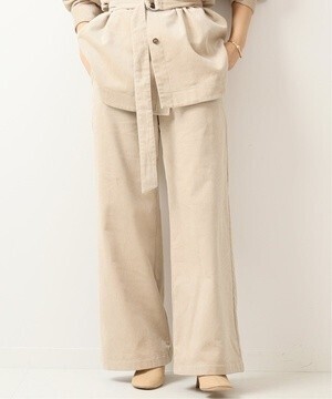 Spick & Span コーデュロイストレートパンツ
