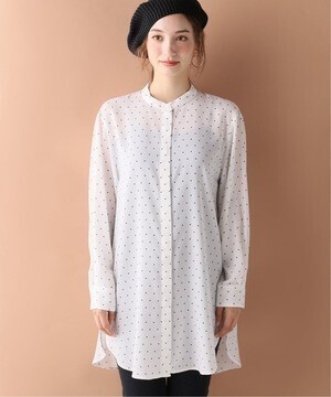 Spick & Span STARロングシャツ2