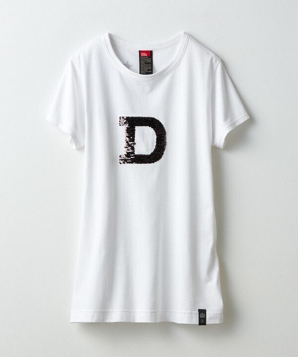DOUBLE STANDARD CLOTHING スパンコールロゴTシャツ
