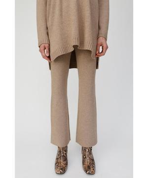 moussy RIB FLARE KNIT パンツ