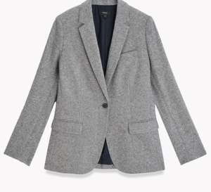 Theory Speckle Wool Staple Blazer T