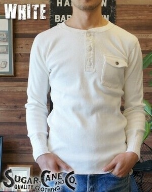 SUGAR CANE 「FICTION ROMANCE」　HEAVY COTTON HENLEY T-SHIRT