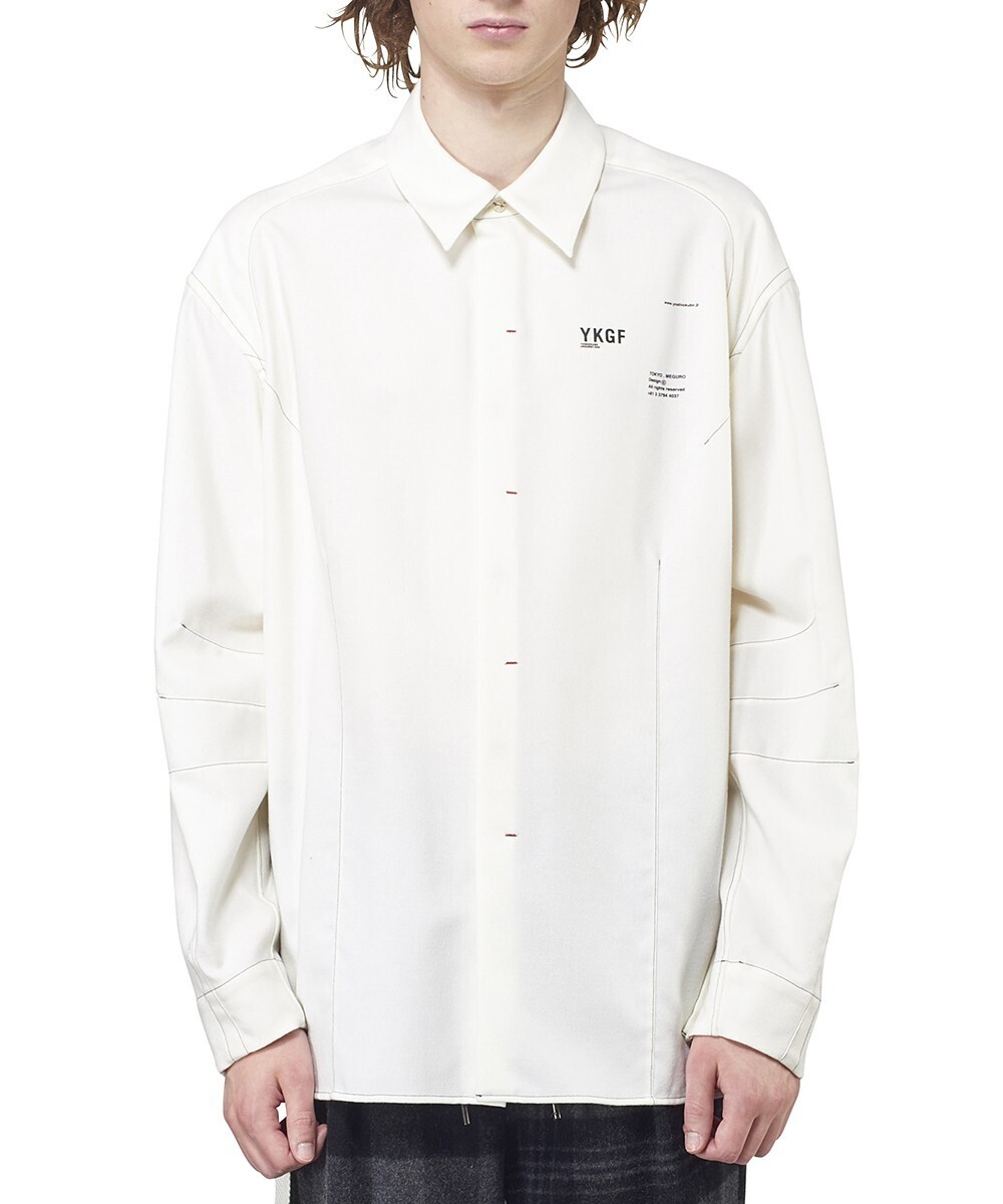 yoshiokubo GROUNDFLOOR FLANNEL WOOL SHIRTS