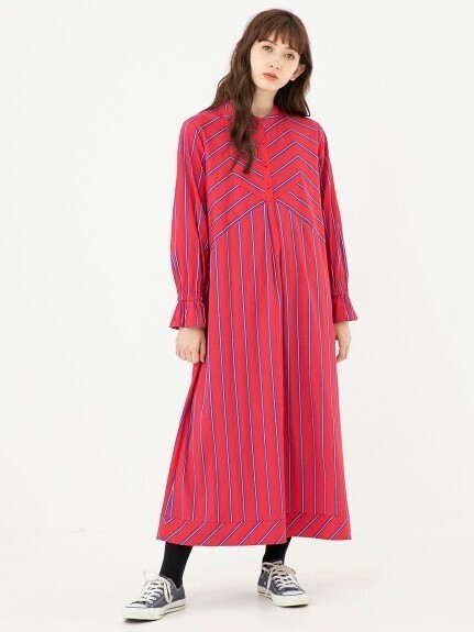 MILKFED. REGIMENTAL STRIPE DRESS
