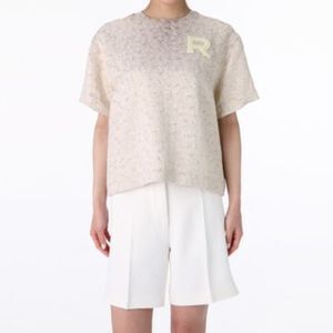 ROCHAS バードジャガードブラウス