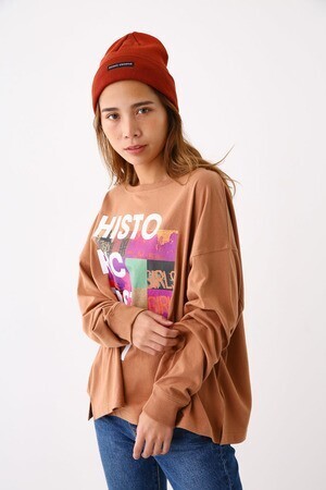 RODEO CROWNS WIDE BOWL HD ビッグ ロングスリーブ Tシャツ