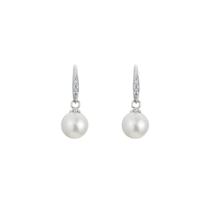 festaria bijou SOPHIA Pt900 アコヤパール・ダイヤモンド ピアス