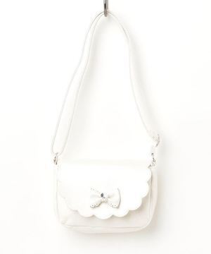 motherways スカラップリボン ショルダーバッグ