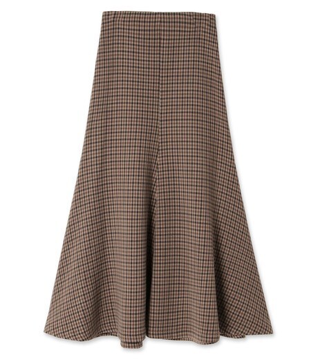 A.W.A.K.E.MODE Bell Gingham Skirt