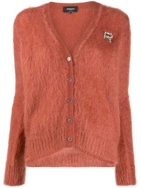 ROCHAS モノグラム カーディガン