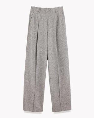 Theory Speckle Wool Pleat Trouser T