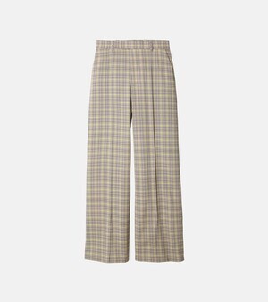 IRENE Check Wide Trousers