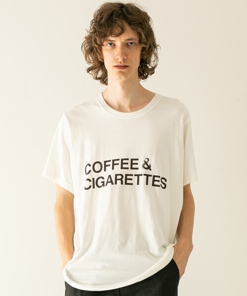 FACTOTUM COFFEE&CIGARETTESプリントT