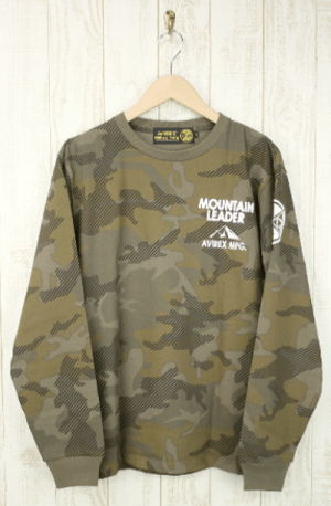 AVIREX L/S T-SHIRT U.S.M.C クルーネック T-シャツ U.S.M.C