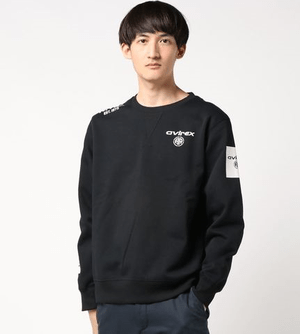 AVIREX クルーネック ライトスウェット