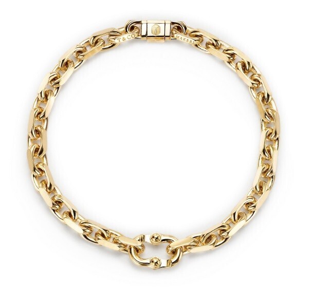 TIFFANY & Co. メイカーズ ナロー チェーン ブレスレット 18K ゴールド