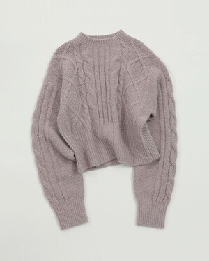 TODAYFUL Soft Cable Knit