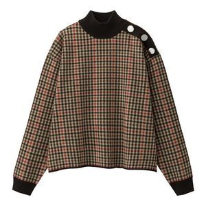 GU ショルダーボタンセーター(長袖)+EC(セットアップ可能)