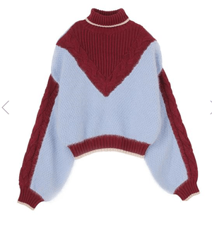 PAMEO POSE Angola Mix Knit Top