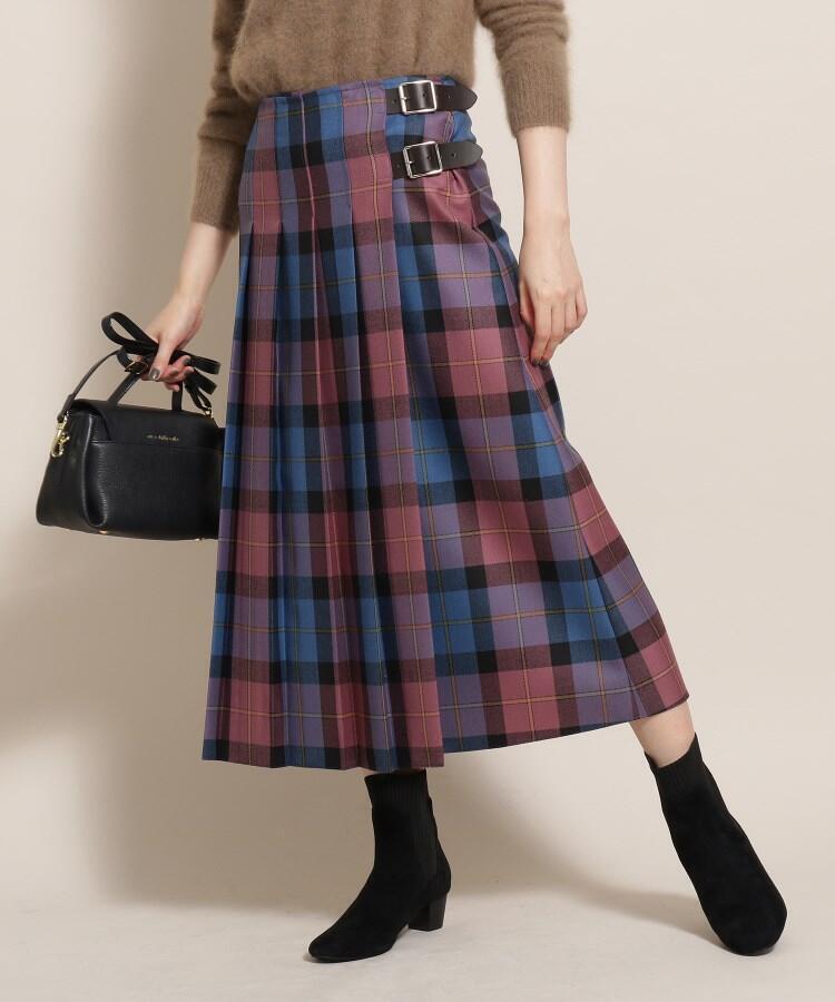 O’NEIL of DUBLIN ウールラップキルトスカート