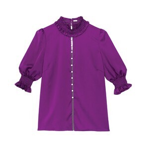 kloset Cuff Ruffle Top
