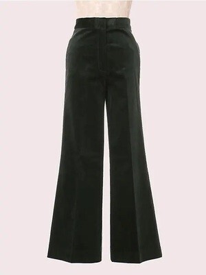 kate spade new york mainline modern cord flare pant