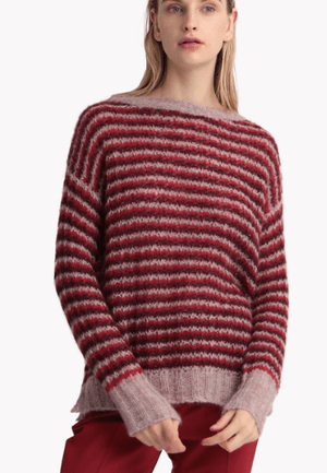 Theory Airy Alpaca Alpaca Stripe PO