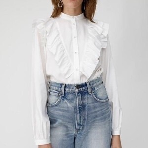 moussy SHOULDER RUFFLE ブラウス
