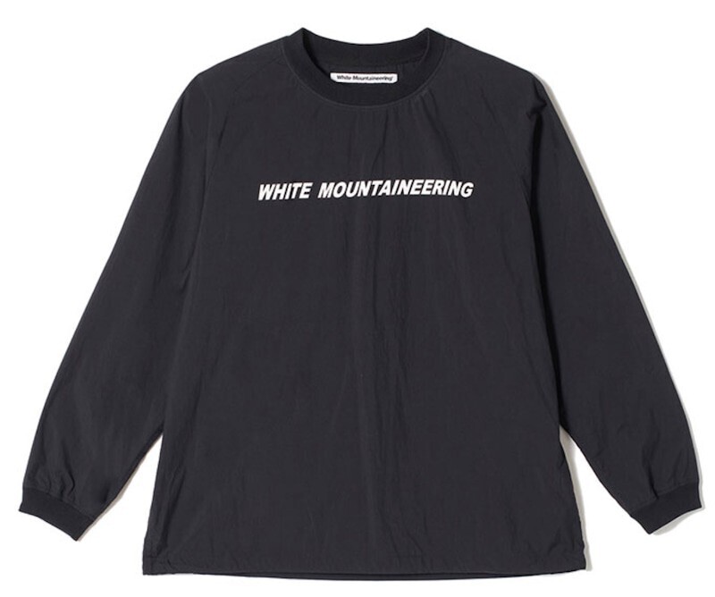 White Mountaineering ロゴプリントプルオーバーシャツ