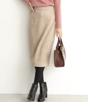 N.(N. Natural Beauty Basic) スモーキーカラーピーチタイトスカート