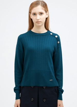 LOVELESS 【LoroPiana】14GG ハイゲージクルーネックニット