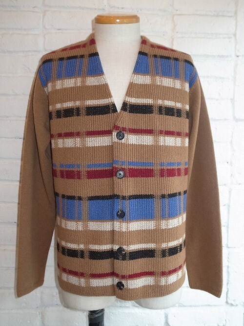 COOHEM RETRO CHECK CARDIGAN