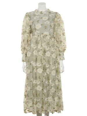 sister jane Bethany Puff Sleeve Midi Dress