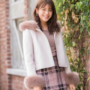 MISCH MASCH フードZIPハーフ丈コート