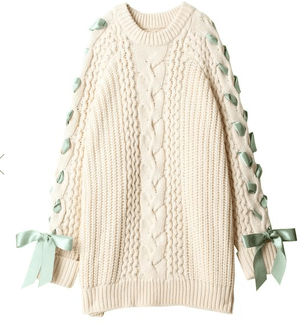 PAMEO POSE Ribbon Stitch Knit