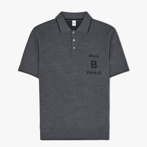 Berluti レギュラーフィット 半袖バイカラーウールポロシャツ