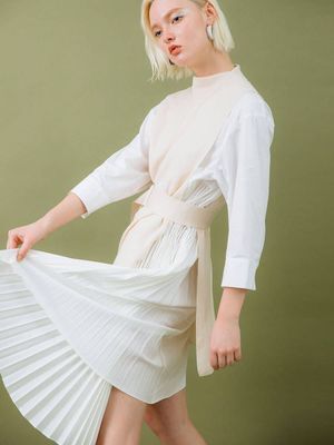 ELENDEEK 【WEB LIMITED ITEM】PLEATS OP SET KT