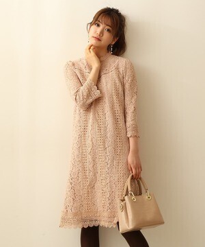 PROPORTION BODY DRESSING クラシカルレースワンピース